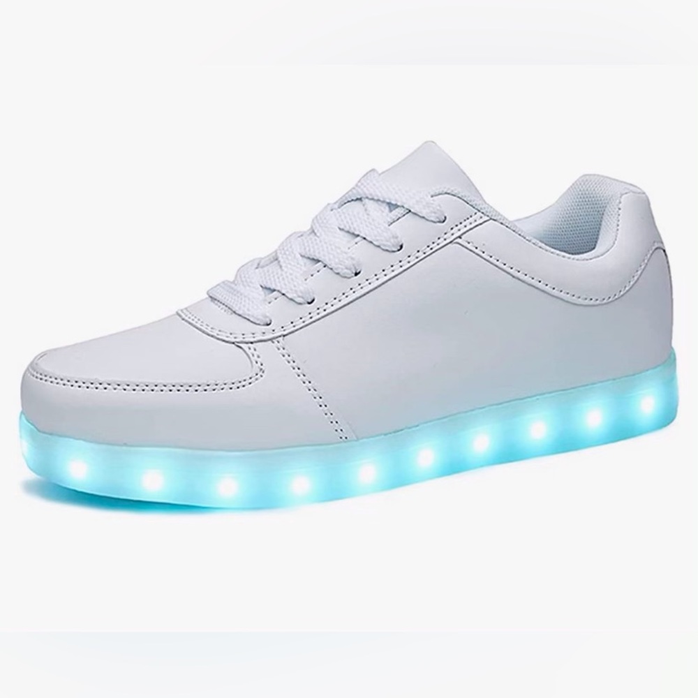 Lucita Womenś USB Charging Light Up Shoes Sports LED Shoes Dancing Sneakers